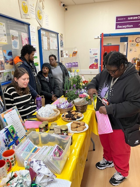 Students selling their wares