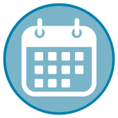 icon of a calendar denoting holiday allowance