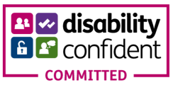 Disability Confident Committed logo